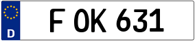 Truck License Plate
